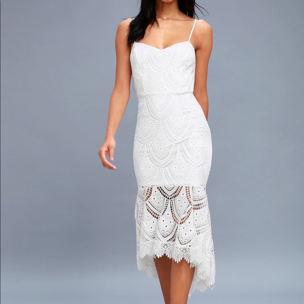 White Middi LULUS